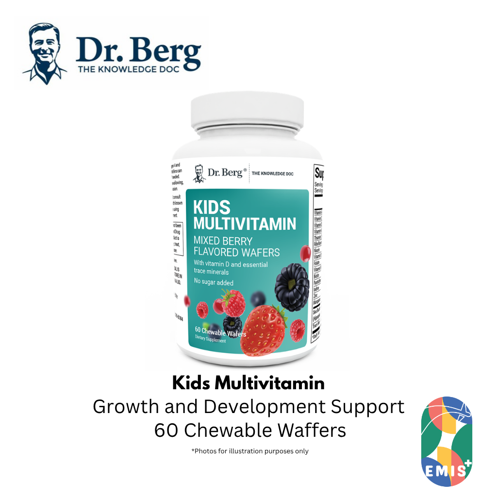 Dr Berg Kids Multivitamin Delicious Sugar Free Chewables for Growing Bodies — buy online at EMIS+ Singapore