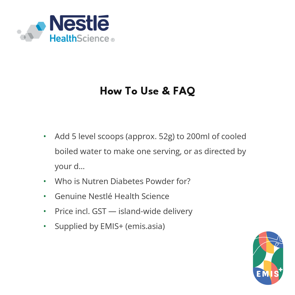Nestlé Nutren Diabetes Powder (Vanilla)