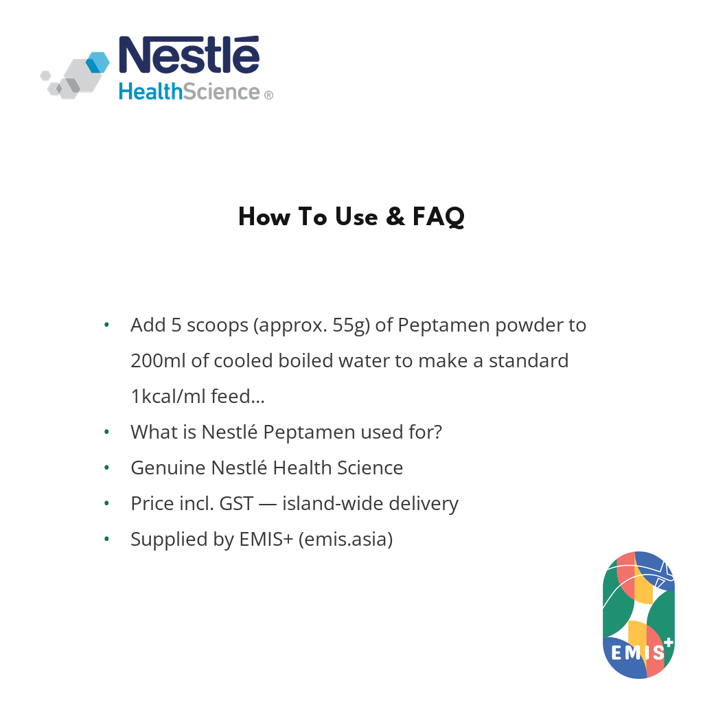 Nestlé Peptamen Peptide-Based Diet Powder (Vanilla)