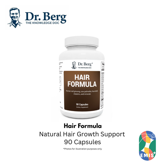 Dr. Berg Hair Formula - Natural Hair Growth Support, 90 Capsules