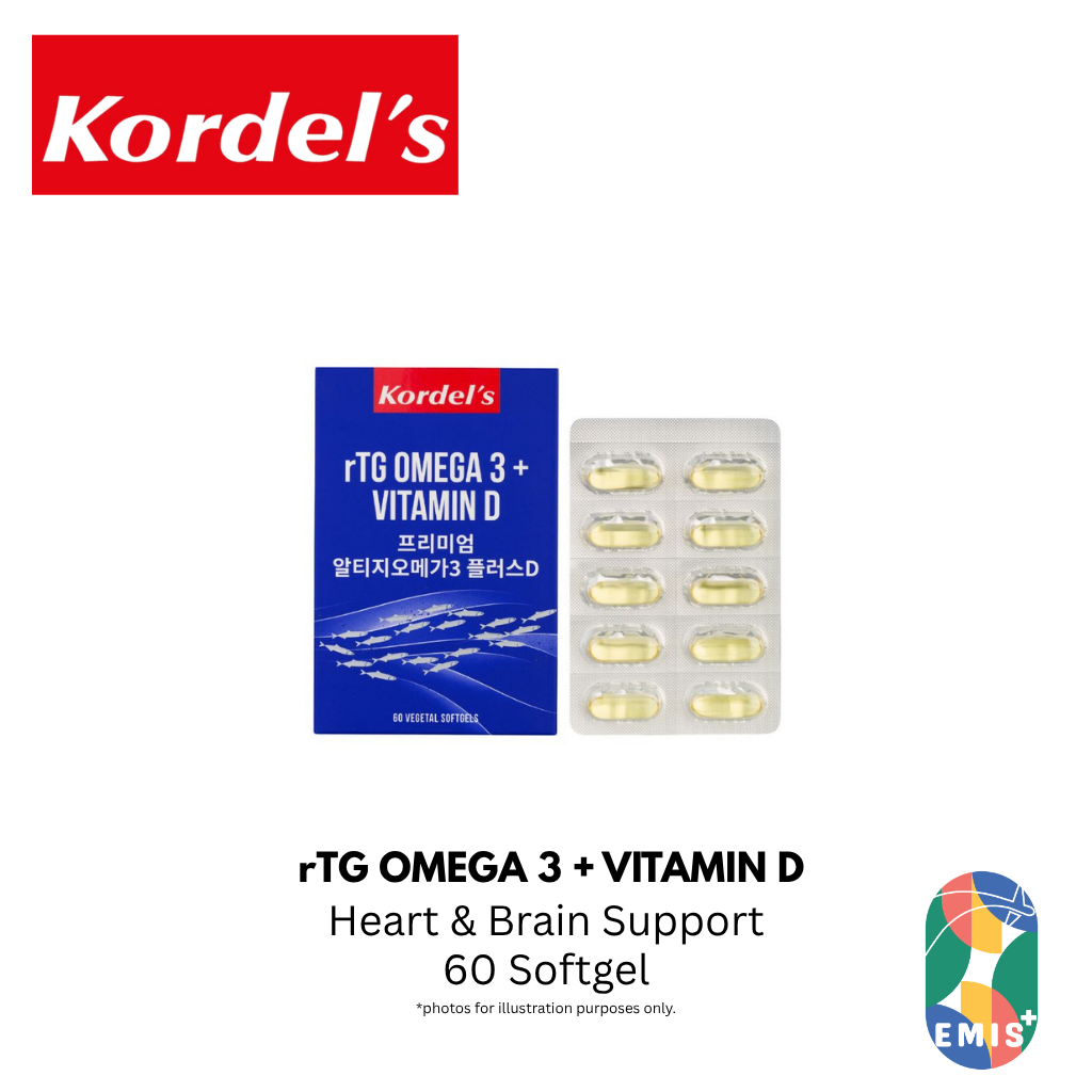 KORDEL'S rTG OMEGA 3 + VITAMIN D — Vitamins & Supplements available at EMIS+ Singapore (emis.asia)