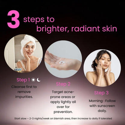 Blemish Relief Serum for Skin Clarifying Soothing and Tone Balancing 30ml
