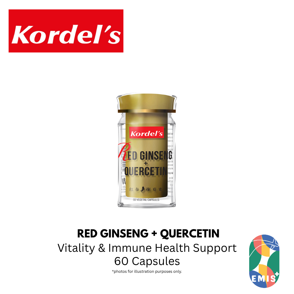 KORDEL’S RED GINSENG + QUERCETIN – product detail view 3 | EMIS+ Singapore medical supplies
