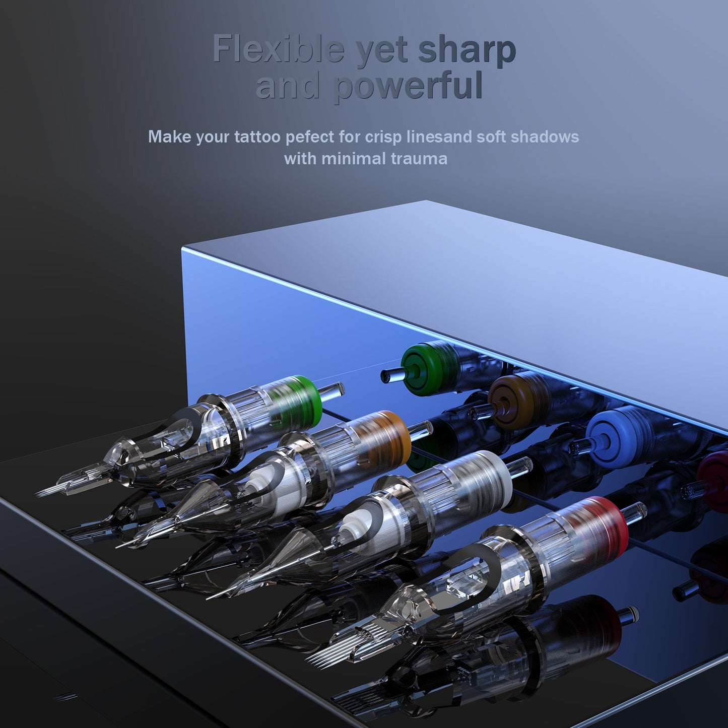 EZ tattoo Revolution cartridge needles Curved Magnum