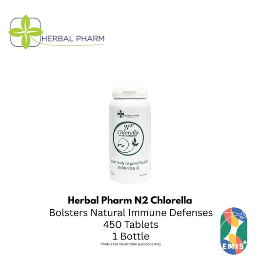 Herbal Pharm: N2 Chlorella - Natural Detox & Nutrient Boost (450 Tablets) – buy online from EMIS+ Singapore medical supplies