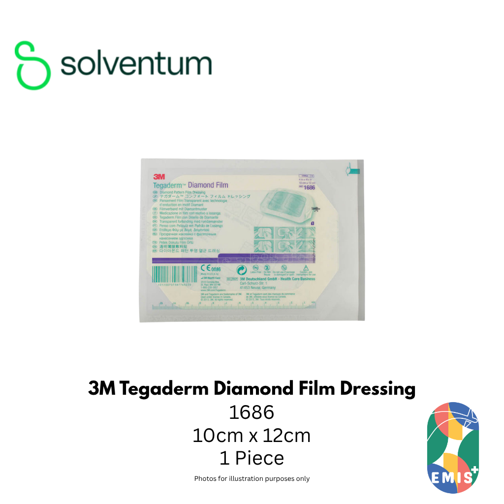 3M Tegaderm Diamond Film Dressing 1686 - view 1