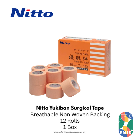 Nitto Yukiban Surgical Tape (Gentle, breathable & pain-free removal) — Medical Equipment available at EMIS+ Singapore (emis.asia)