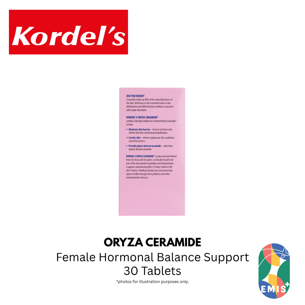 KORDEL’S ORYZA CERAMIDE 米ぬかセラミド – product detail view 6 | EMIS+ Singapore medical supplies