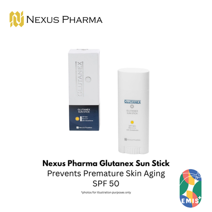 Nexus Pharma Glutanex Sunstick: Ultimate UV Protection for Brighter Skin — buy online at EMIS+ medical supplies Singapore