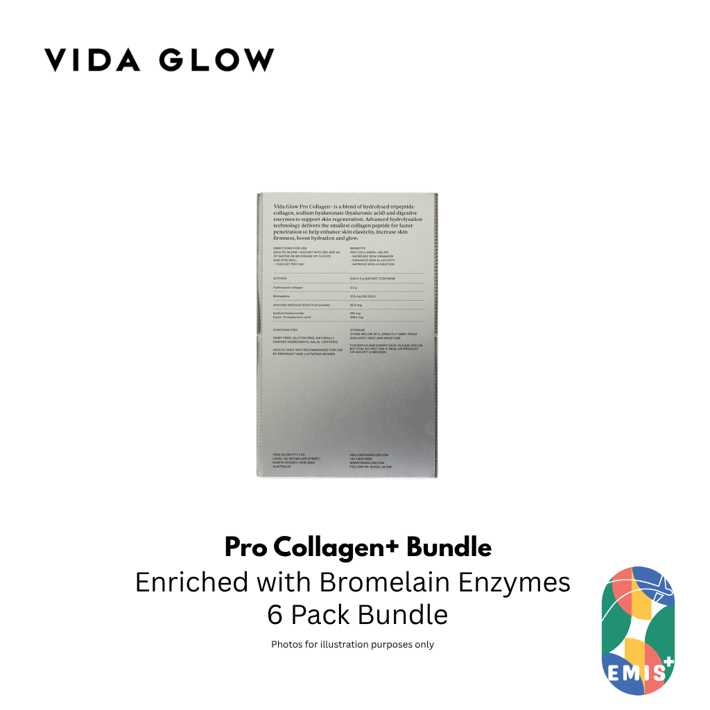 Vida Glow Pro Collagen Plus Bundle with Free SGD9 Voucher Pack — product image 5, EMIS+ Singapore medical supplies