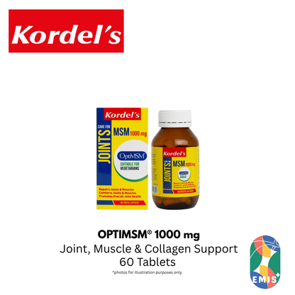 KORDEL’S OPTIMSM® 1000 mg – Vitamins & Supplements available at EMIS+ Singapore