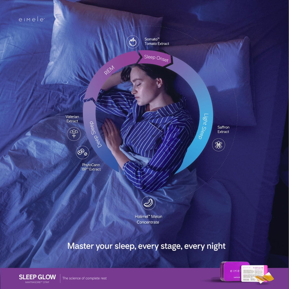 Eimele Sleep Glow Supplement with Phytomelatonin and Antioxidants