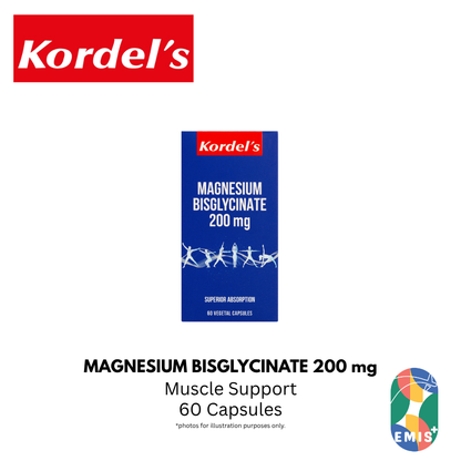 KORDEL’S MAGNESIUM BISGLYCINATE 200 mg – product detail view 4 | EMIS+ Singapore medical supplies