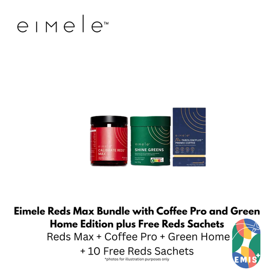 Eimele Reds Max Bundle with Coffee Pro and Green Home Edition plus Free Reds Sachets — buy online at EMIS+ Singapore