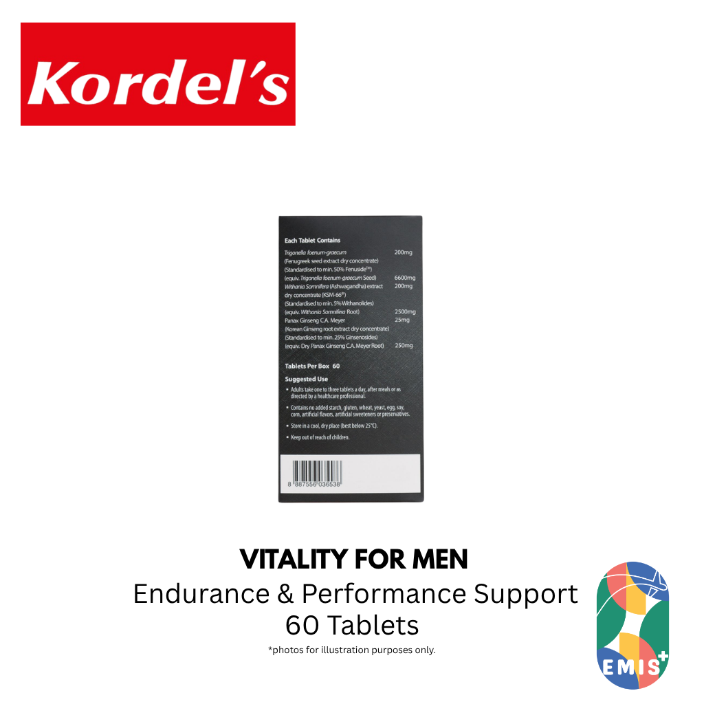 KORDEL'S VITALITY FOR MEN — product image 5, EMIS+ Singapore medical supplies