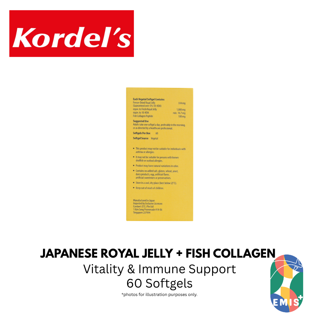 KORDEL’S JAPANESE ROYAL JELLY + FISH COLLAGEN PEPTIDE – product image 5 | EMIS+ Singapore