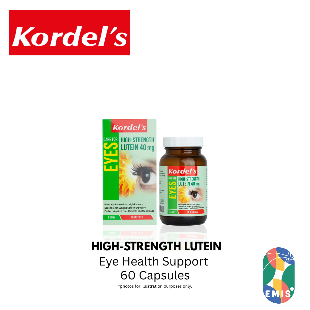 KORDEL’S HIGH-STRENGTH LUTEIN 40 mg | EMIS+ Singapore medical supplies