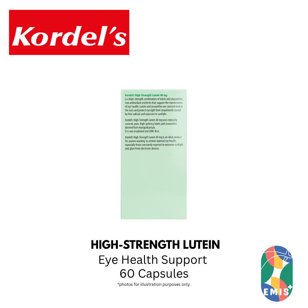 KORDEL’S HIGH-STRENGTH LUTEIN 40 mg – product image 4 | EMIS+ Singapore