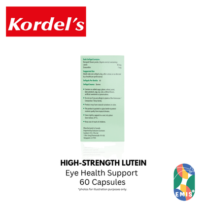 KORDEL’S HIGH-STRENGTH LUTEIN 40 mg – product image 5 | EMIS+ Singapore