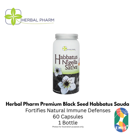 Herbal Pharm: Premium Black Seed (Nigella Sativa) 60 Softgels for Immune & Wellness – buy online from EMIS+ Singapore medical supplies