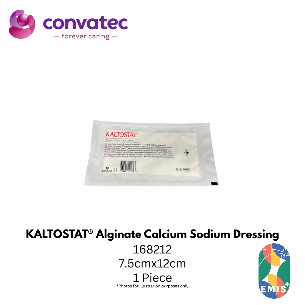 168212 Convatec KALTOSTAT ® Alginate Calcium Sodium Dressing – Buy in Singapore | EMIS+ Medical Supplies