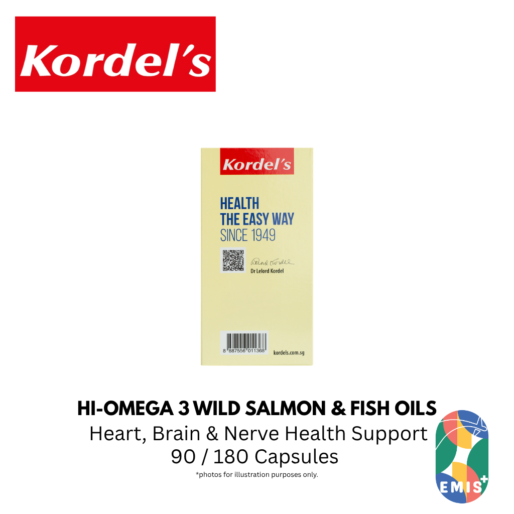 KORDEL’S HI-OMEGA 3 WILD SALMON AND FISH OILS 1000 mg – product image 4 | EMIS+ Singapore