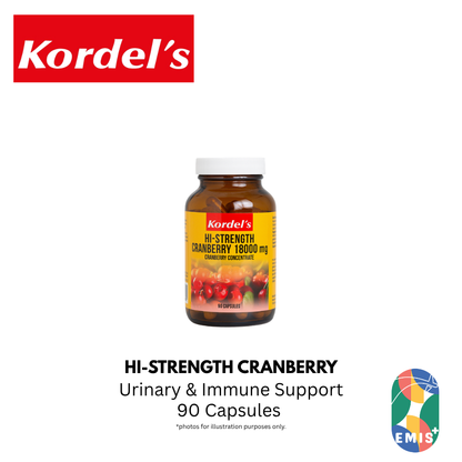 KORDEL’S HI-STRENGTH CRANBERRY 18000 mg – product image 2 | EMIS+ Singapore
