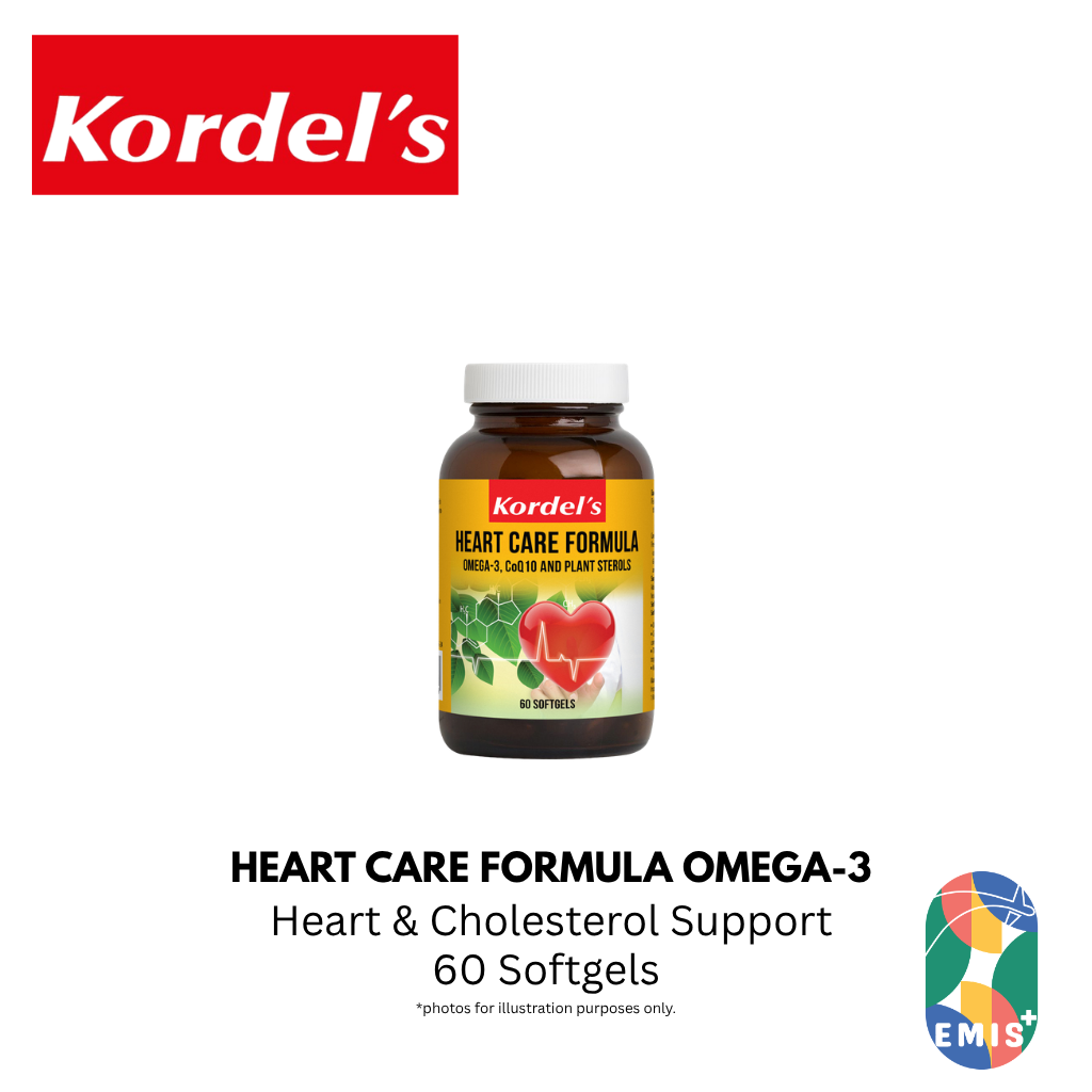 KORDEL’S HEART CARE FORMULA OMEGA-3, C0Q10 AND PLANT STEROLS – product image 2 | EMIS+ Singapore