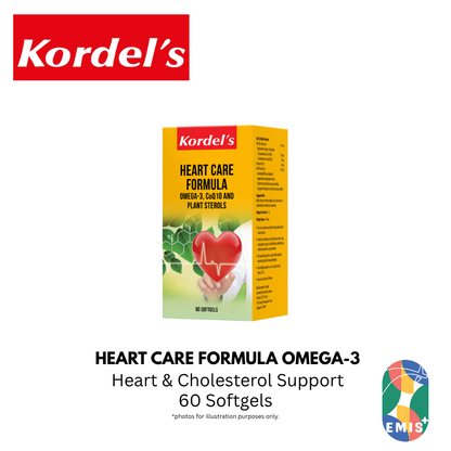 KORDEL’S HEART CARE FORMULA OMEGA-3, C0Q10 AND PLANT STEROLS – product image 3 | EMIS+ Singapore
