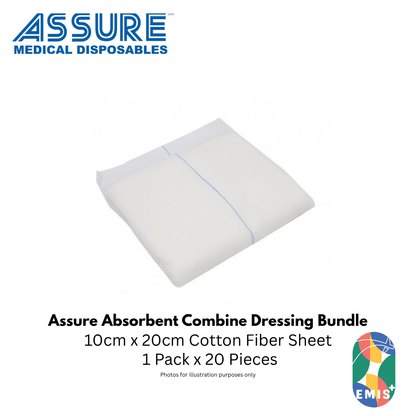 Bundle of 20 Assure Combine Dressing 10cm x 20cm (image 2)