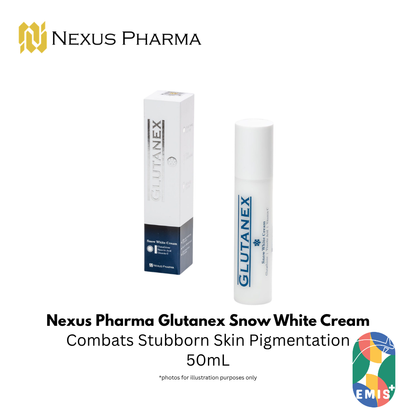 Nexus Pharma Glutanex Snow White Cream: Instant Brightening & Radiance Booster — buy online at EMIS+ medical supplies Singapore