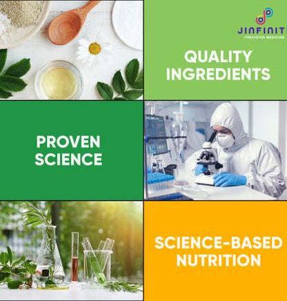 Natural Vitamin C and Zinc Supplement - Immune Support Formula by Jinfiniti