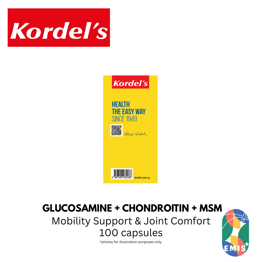 KORDEL’S GLUCOSAMINE 300 + CHONDROITIN + MSM – product image 6 | EMIS+ Singapore