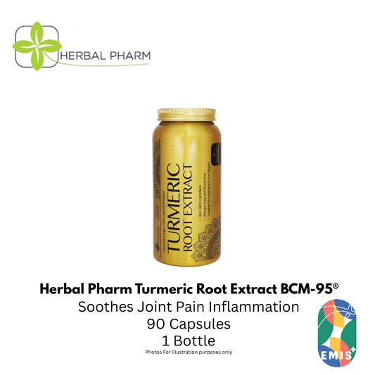 Herbal Pharm BCM-95® Turmeric Root Extract - 90 V-Capsules for Joint & Immune Support – buy online from EMIS+ Singapore medical supplies