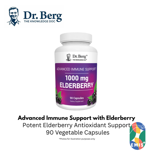 Dr. Berg Advanced Immune Support: Elderberry, Vitamin D3 & Zinc (1000mg) — buy online at EMIS+ Singapore