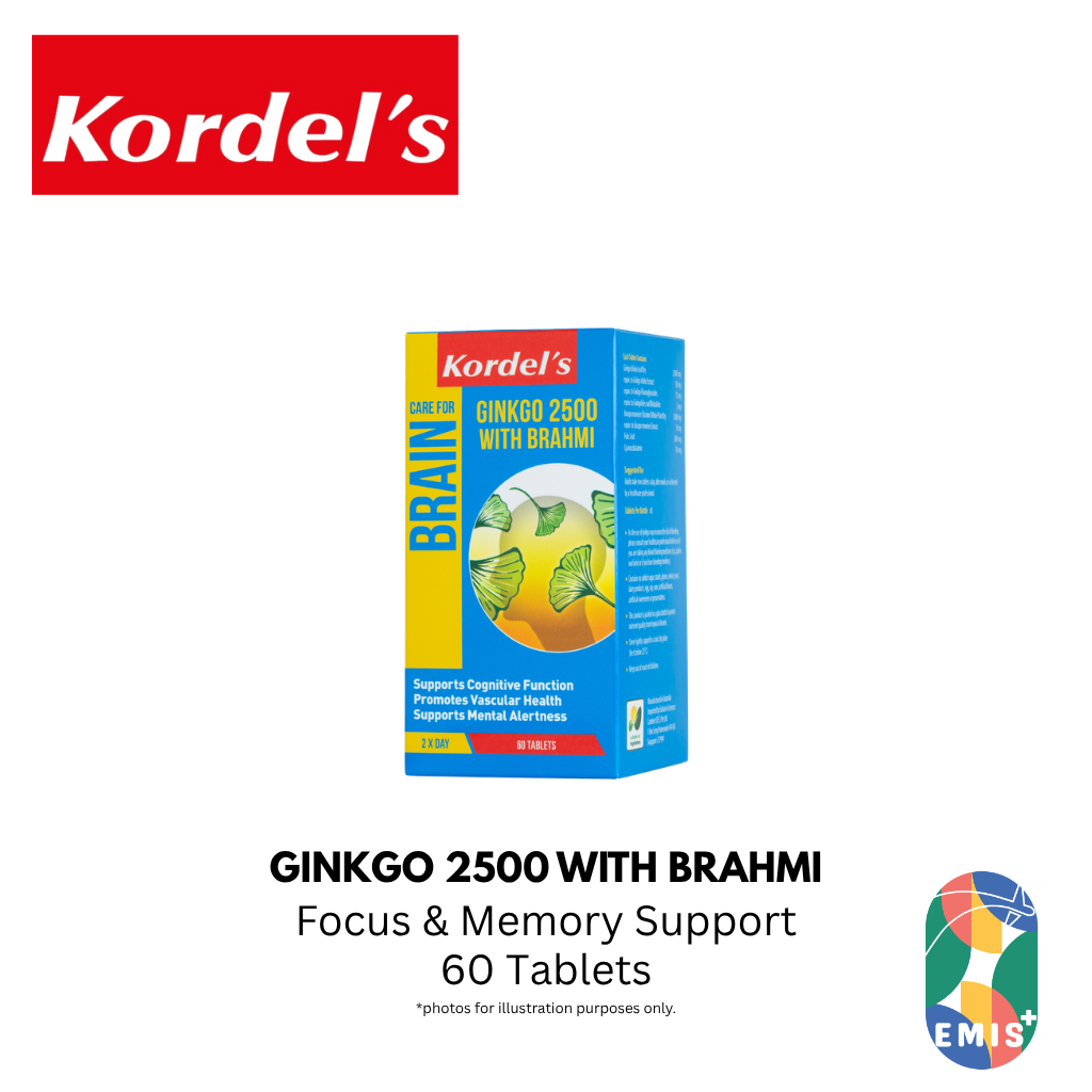 KORDEL’S GINKGO 2500 WITH BRAHMI – product image 3 | EMIS+ Singapore