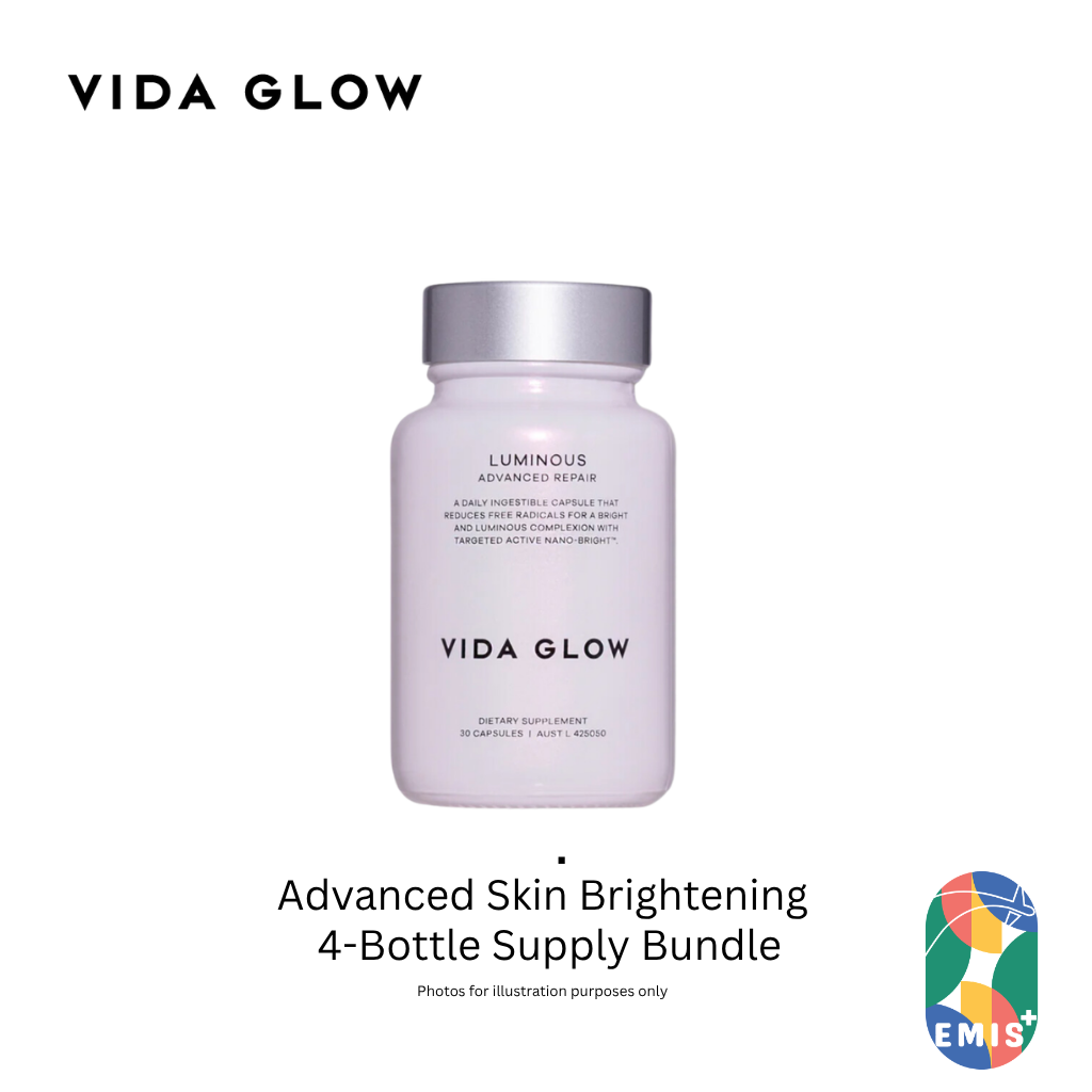 Vida Glow Luminous Capsules 30 Capsules Four Bottle Bundle with Free SGD9 Voucher Pack - image 2