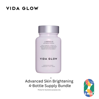 Vida Glow Luminous Capsules 30 Capsules Four Bottle Bundle with Free SGD9 Voucher Pack - image 2