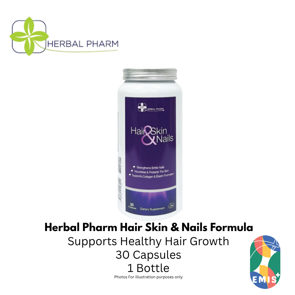 Herbal Pharm: Hair, Skin & Nails - Radiant Beauty from Within (30 V-Capsules) – buy online from EMIS+ Singapore medical supplies