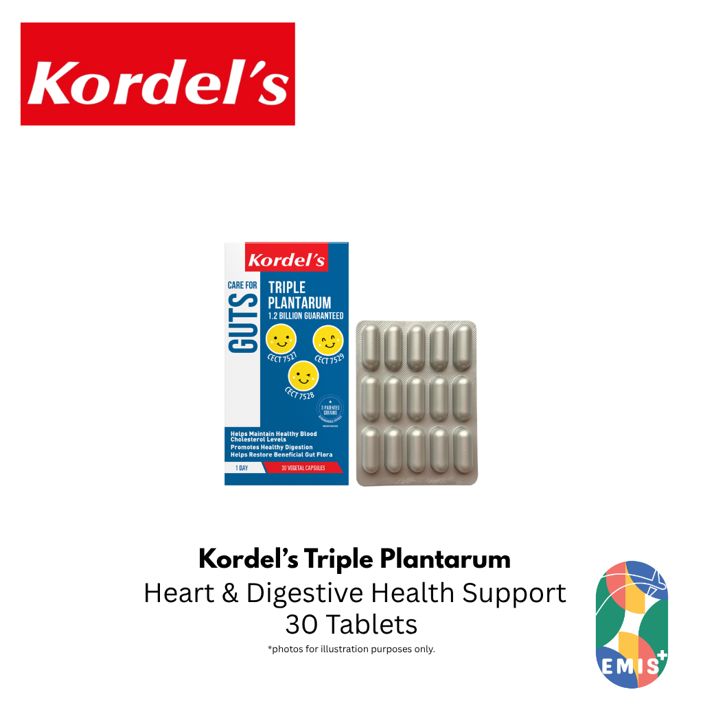 KORDEL'S TRIPLE PLANTARUM 1.2 BILLION GUARANTEED — Vitamins & Supplements available at EMIS+ Singapore (emis.asia)