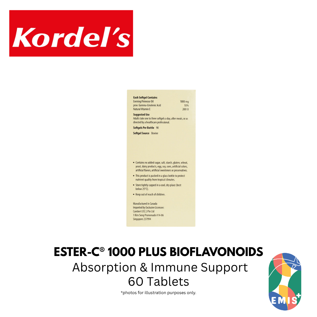 KORDEL’S ESTER-C® 1000 PLUS BIOFLAVONOIDS – product image 4 | EMIS+ Singapore