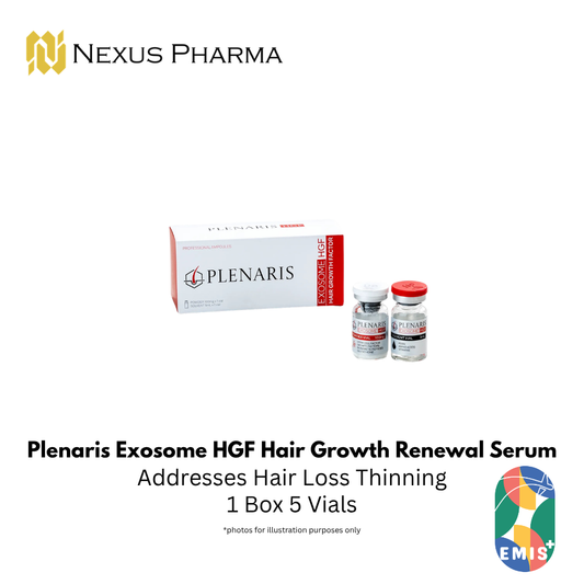 Plenaris Exosome HGF: Advanced Hair Growth Serum for Thicker, Stronger Hair & Scalp Regeneration — buy online at EMIS+ medical supplies Singapore