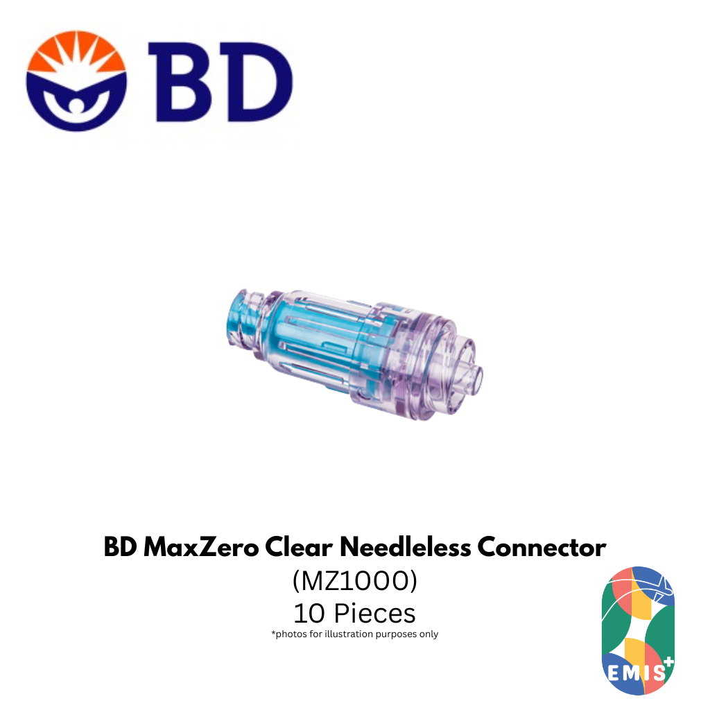 BD MAXZERO CLEAR NEEDLELESS CONNECTOR (MZ1000) — product image 3, EMIS+ Singapore medical supplies