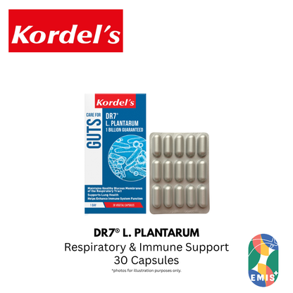 KORDEL’S DR7® L. PLANTARUM 1 BILLION GUARANTEED | EMIS+ Singapore medical supplies