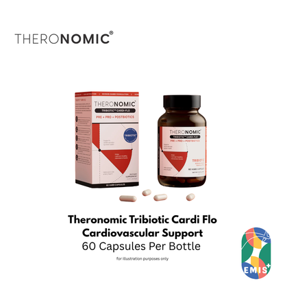Theronomic Tribiotic Cardi Flo 60 Capsules Cardiovascular and Cholesterol Support — Vitamins & Supplements available at EMIS+ Singapore (emis.asia)