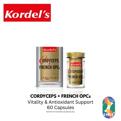 KORDEL’S CORDYCEPS + FRENCH OPCs | EMIS+ Singapore medical supplies