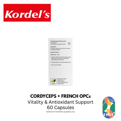 KORDEL’S CORDYCEPS + FRENCH OPCs – product image 6 | EMIS+ Singapore
