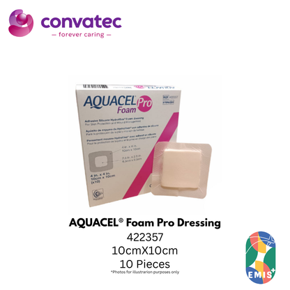 Convatec Aquacel Foam Pro Dressing 10 x 10cm – Buy in Singapore | EMIS+ Medical Supplies