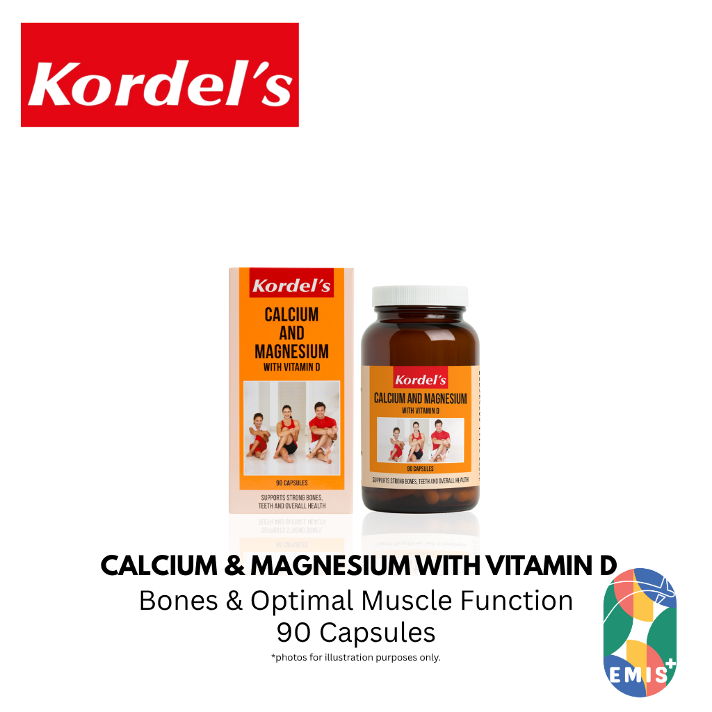 KORDEL’S CALCIUM & MAGNESIUM WITH VITAMIN D | EMIS+ Singapore medical supplies