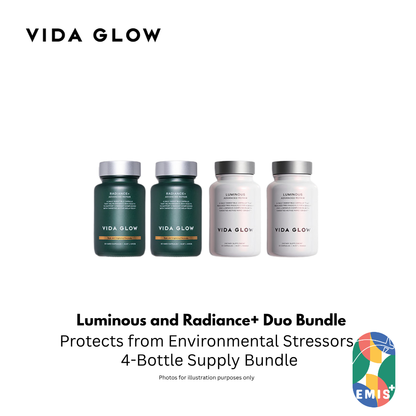 Vida Glow Luminous and Radiance Plus Bundle Two Bottles Each with Free SGD9 Voucher Pack — Vitamins & Supplements available at EMIS+ Singapore (emis.asia)